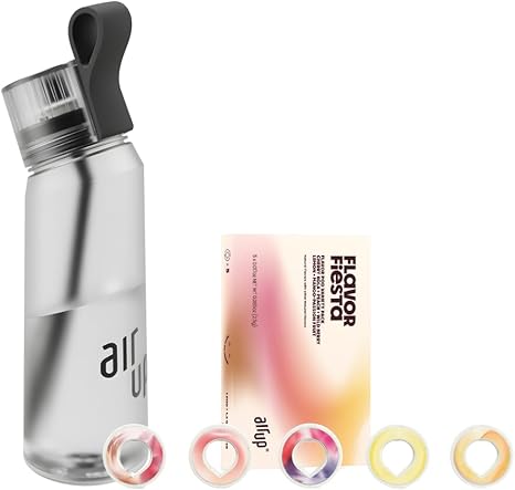 air up® water bottle (22 oz) for school, sports, gym | includes 5 scent pods & straw