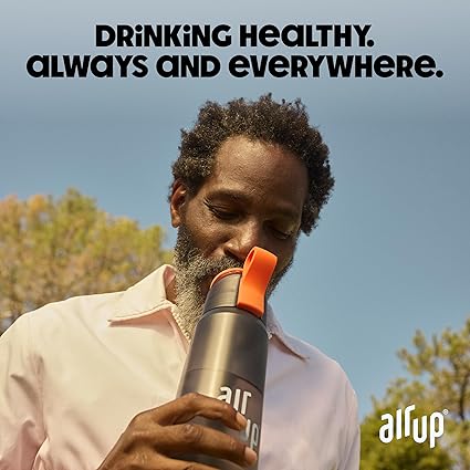 air up® water bottle (22 oz) for school, sports, gym | includes 5 scent pods & straw